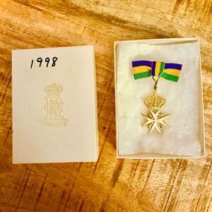 1998 Lady's Rex Ducal Pin New Orleans Mardi Gras